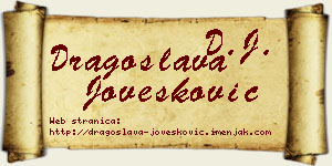 Dragoslava Jovešković vizit kartica